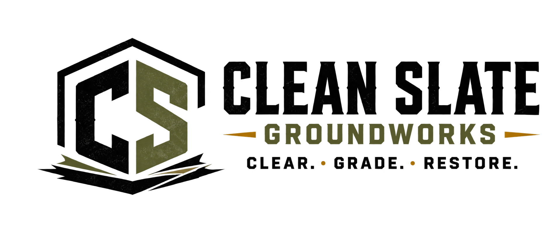 Clean Slate Groundworks — Clear. Grade. Restore.